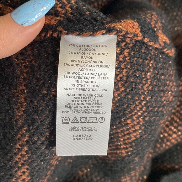 Ann Taylor Sparkle Zebra Print Wool Dress NWT - Picture 6 of 6